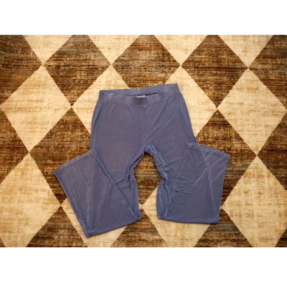 Chico’s Travelers Periwinkle Stretch Knit Pull On Pants